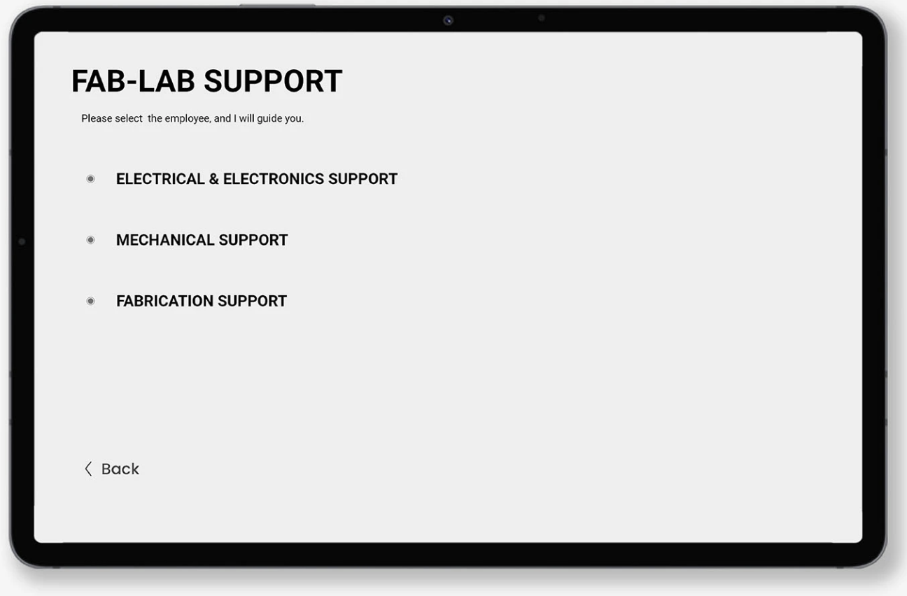 Fabrication support screen